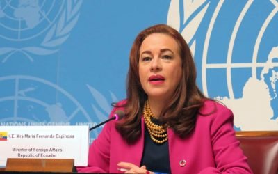 Entrevista a la diplomática María Fernanda Espinosa, Presidente de Asamblea General de la ONU